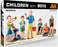 AK Interactive  1:35 Scale Children Set 1 Boys