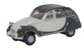 Oxford Diecast 1:148 Scale Citroen 2CV Charleston Two Tone Grey