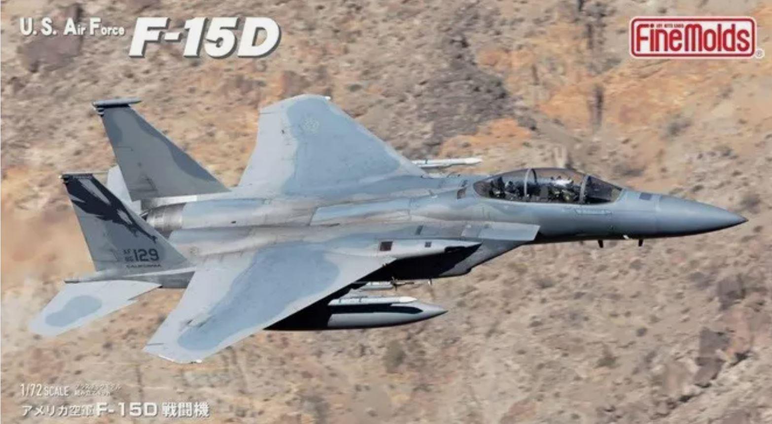Fine Molds 72952 & ; 1/72 Scale U.S.Air Force F-15D Fighter