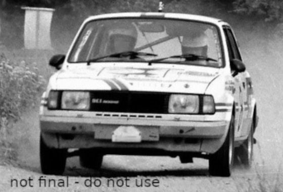 IXO 1:43 Scale Skoda 130 L #8 Rallye Bohemia 1988 L.Krecek/B.Motl