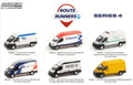 Greenlight 1:64 Scale Route Runners Series 4 (6-Vehicle Set) 12pcs Asst