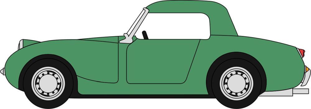 Oxford Diecast 1:76 Scale Austin Healey Frogeye Sprite Leaf Green
