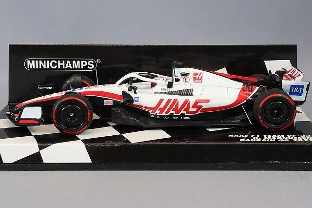 Minichamps 1:43 Scale Haas F1 Team VF-22 Kevin Magnussen Bahrain GP 2022