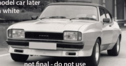 Model Car Group MCG 1:18 Scale Ford Capri MK II X-Pack White 1975 - LHD