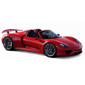 Burago 1:24 Scale Porsche 918 Spyder 2015 Red