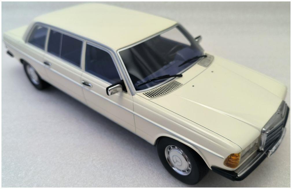 Cult 1:18 Scale Mercedes Benz W123 Lang White 1978