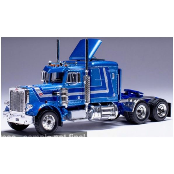 IXO 1:64 Scale Peterbilt 359 Blue 1973
