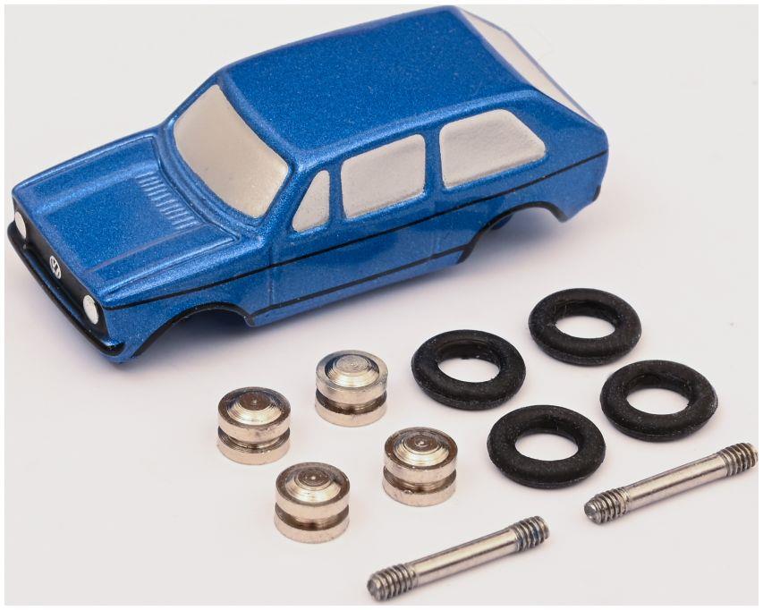 Schuco 1:90 Scale Der Golf Monteur Assembly Kit Blue