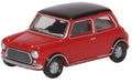Oxford Diecast 1:76 Scale Mini Cooper MkII Tartan Red/Black