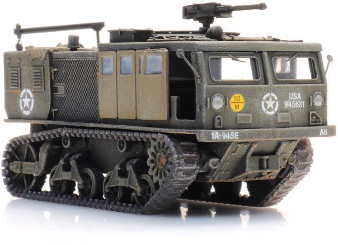Artitec H0 Scale US M4 High Speed Tractor Unloading 1:87 Ready-Made, Painted