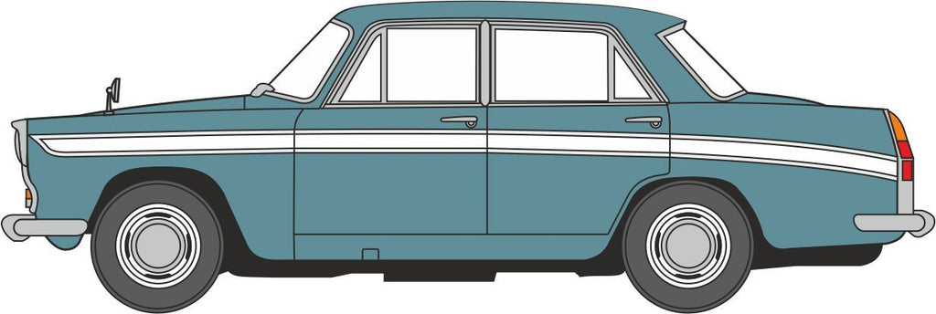 Oxford Diecast 1:76 Scale Austin Cambridge Green/Snowberry White