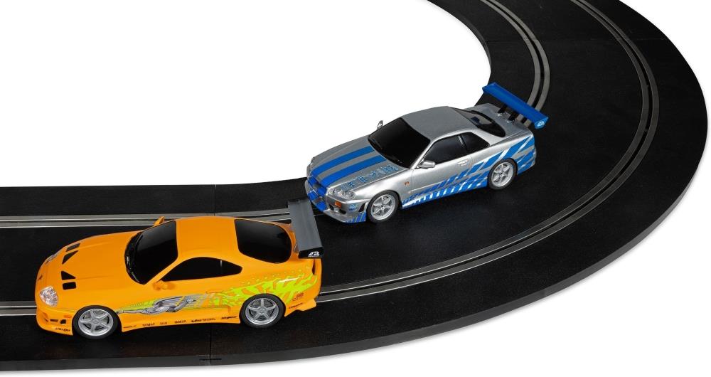 Scalextric  1:32nd Scale Fast and Furious Set 25 Years Supra vs R34