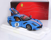 BBR 1:18 Scale Ferrari F12 TDF 2015 Blue