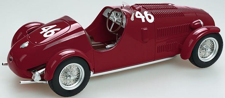 Tecnomodels 1:18 Scale Ferrari 125C 1947 Circuito Vigevano #46 Franco Cortese