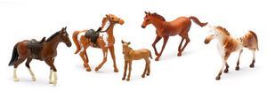 New-Ray 1:32 Scale Horse Assortment 3 (x5)