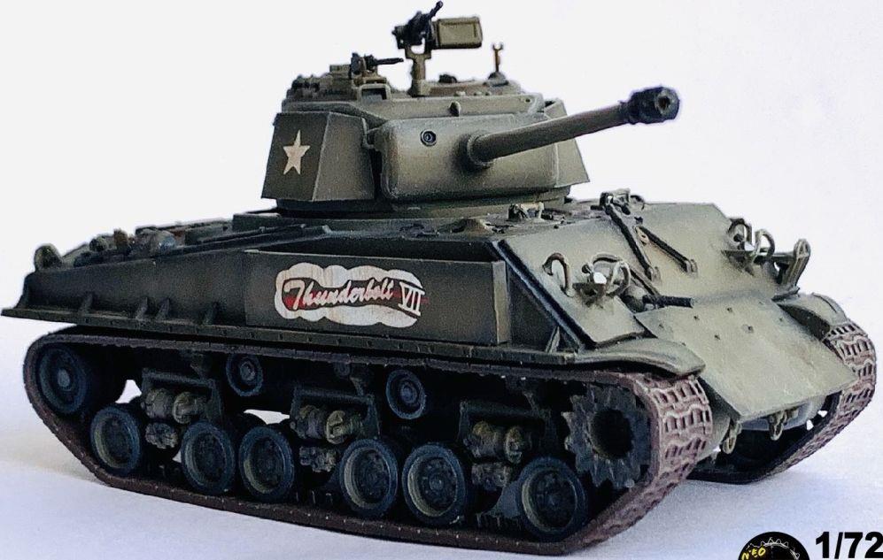 Dragon 1:72 Scale M4A3E8 'Thunderbolt VII' Commander of the 37th Tank Battalion 4th Armored Division