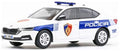 Abrex 1:43 Scale Skoda Octavia IV 2020 Police Albania