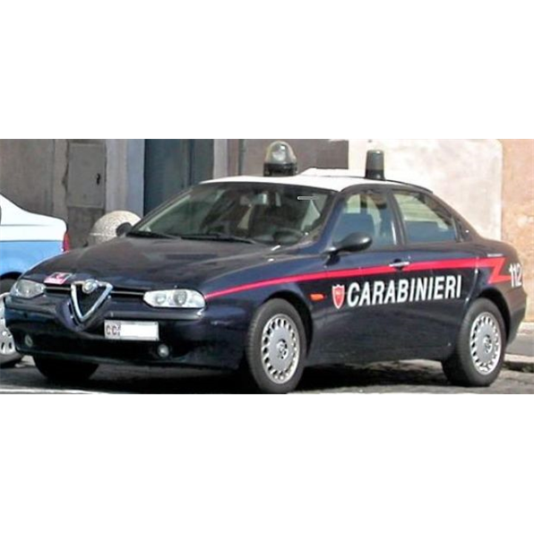 Mitica 1:18 Scale Alfa Romeo 156 2.0 Twin Spark Carabinieri 1997