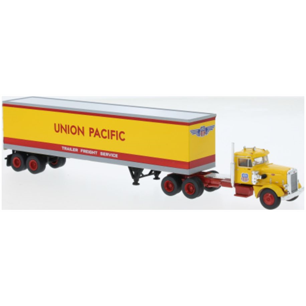 Brekina  1:87th Scale Peterbilt 281 Ko-SZ Box Wagon Union Pacific