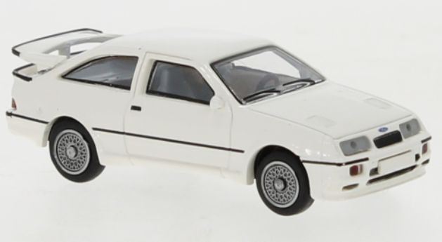 Brekina 1:87 Scale Ford Sierra RS 500 Cosworth White 1986