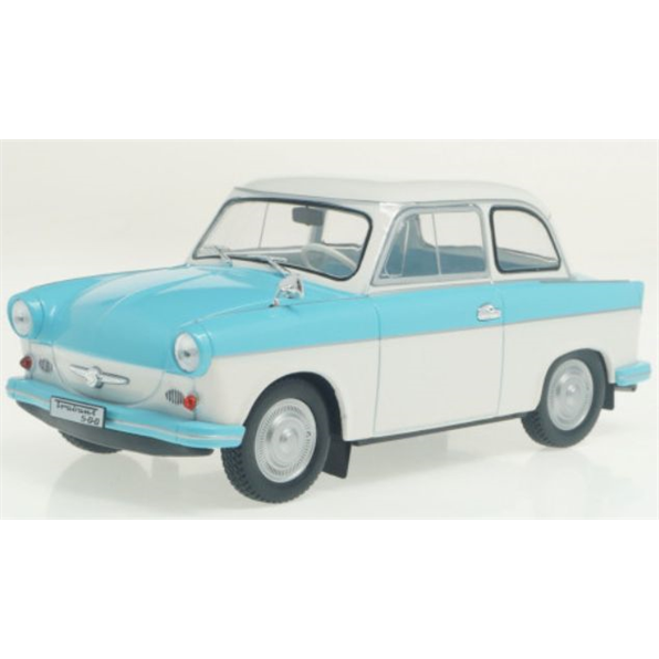 Whitebox 1:24 Scale Trabant P 50 White/Blue