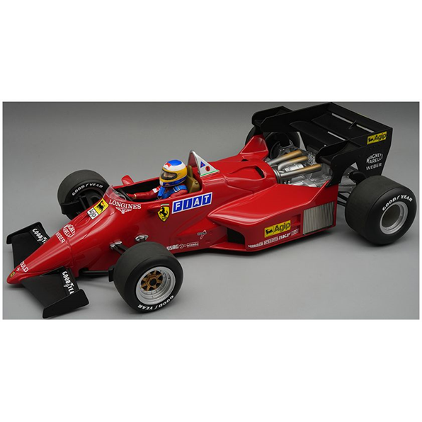 Tecnomodels 1:18 Scale Ferrai 126 C4-M2 Presentation Version 1984 Championship w/Driver Figure