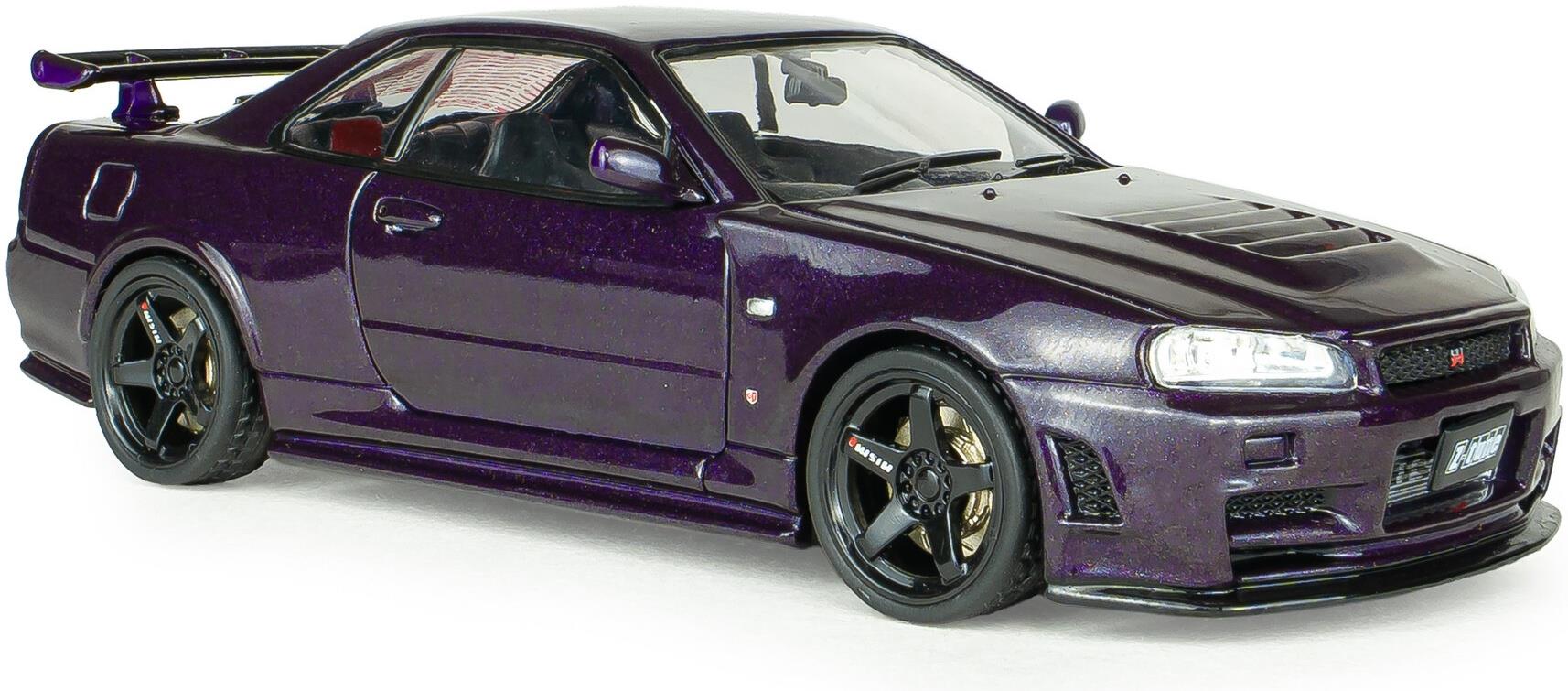 Solido  1:43rd Scale Nissan Skyline GT-R (R34) ZTune Midnight Purple 1999