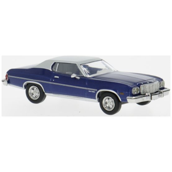 Brekina  1:87th Scale Ford Gran Torino Blue/Grey 1976