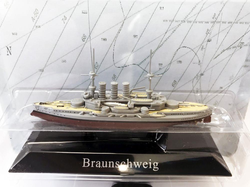 Atlas Editions 1:1250 Scale SMS Braunschweig Liner / Warship 1902 1:1250 Warships