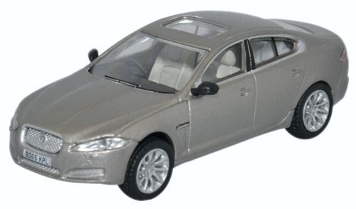 Oxford Diecast 1:76 Scale Jaguar XF - Ammonite Grey