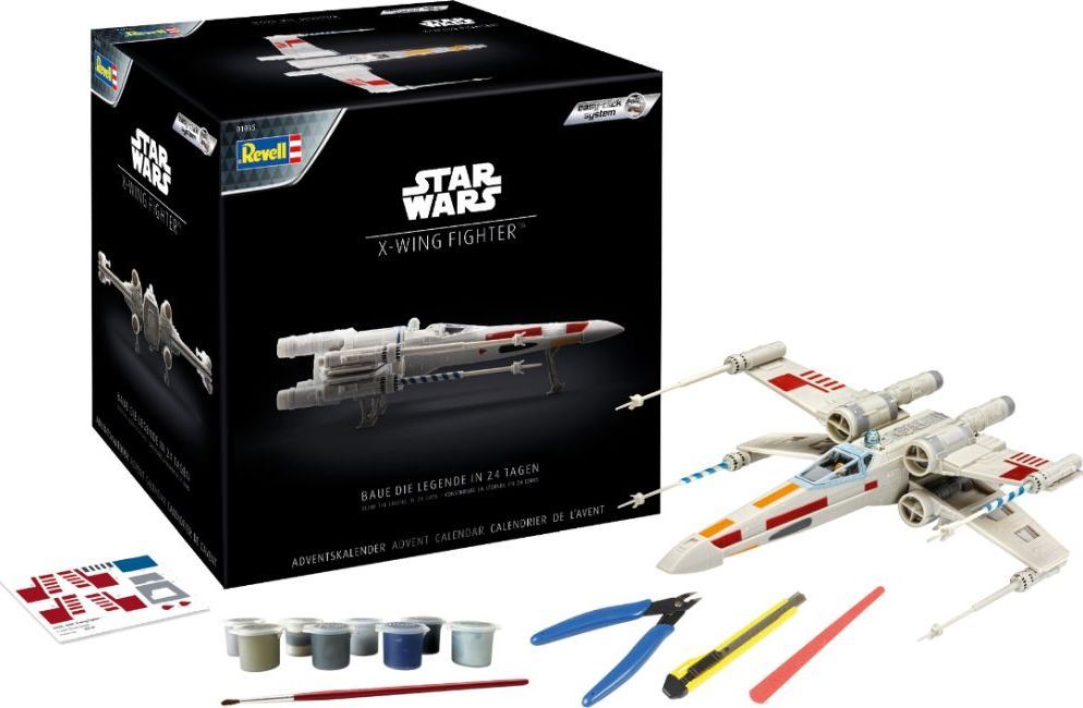 Revell 1:57 Scale Advent Calendar X-Wing Fighter (easy-click)