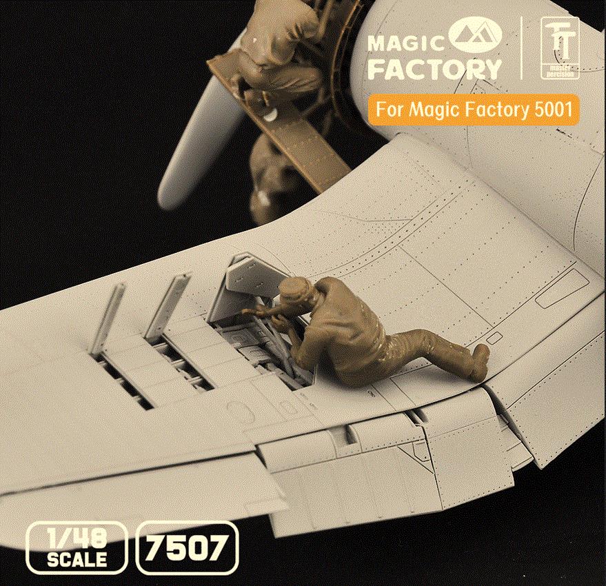 MAGIC FACTORY MF7507 1/48 Scale Ground Service Crew Set (3D printed)
