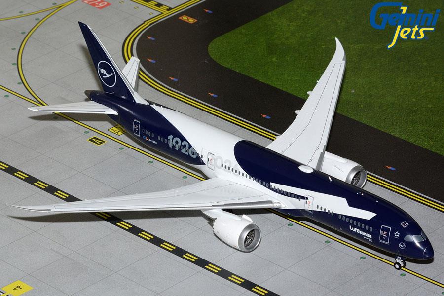 Gemini Jets 1:200th Scale Boeing B787-9 Lufthansa D-ABPU '100' (Centennial Livery)