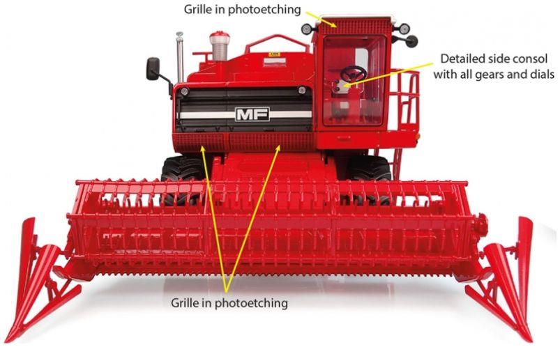Universal Hobbies 1:32 Scale Massey Ferguson 760 Combine