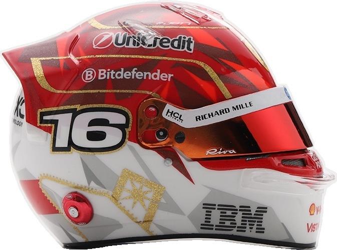 Looksmart  1:5th Scale Charles Leclerc Helmet Scuderia Ferrari HP Las Vegas GP 2025
