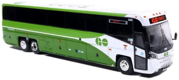 Iconic Replicas 1:87th Scale MCI D4520 Coach Bus: GO Transit