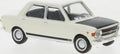 Brekina 1:87 Scale Fiat 128 White/Black 1969