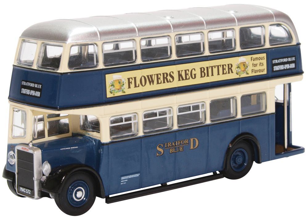 Oxford Diecast 1:76 Scale Leyland PD2/12 Stratford Blue