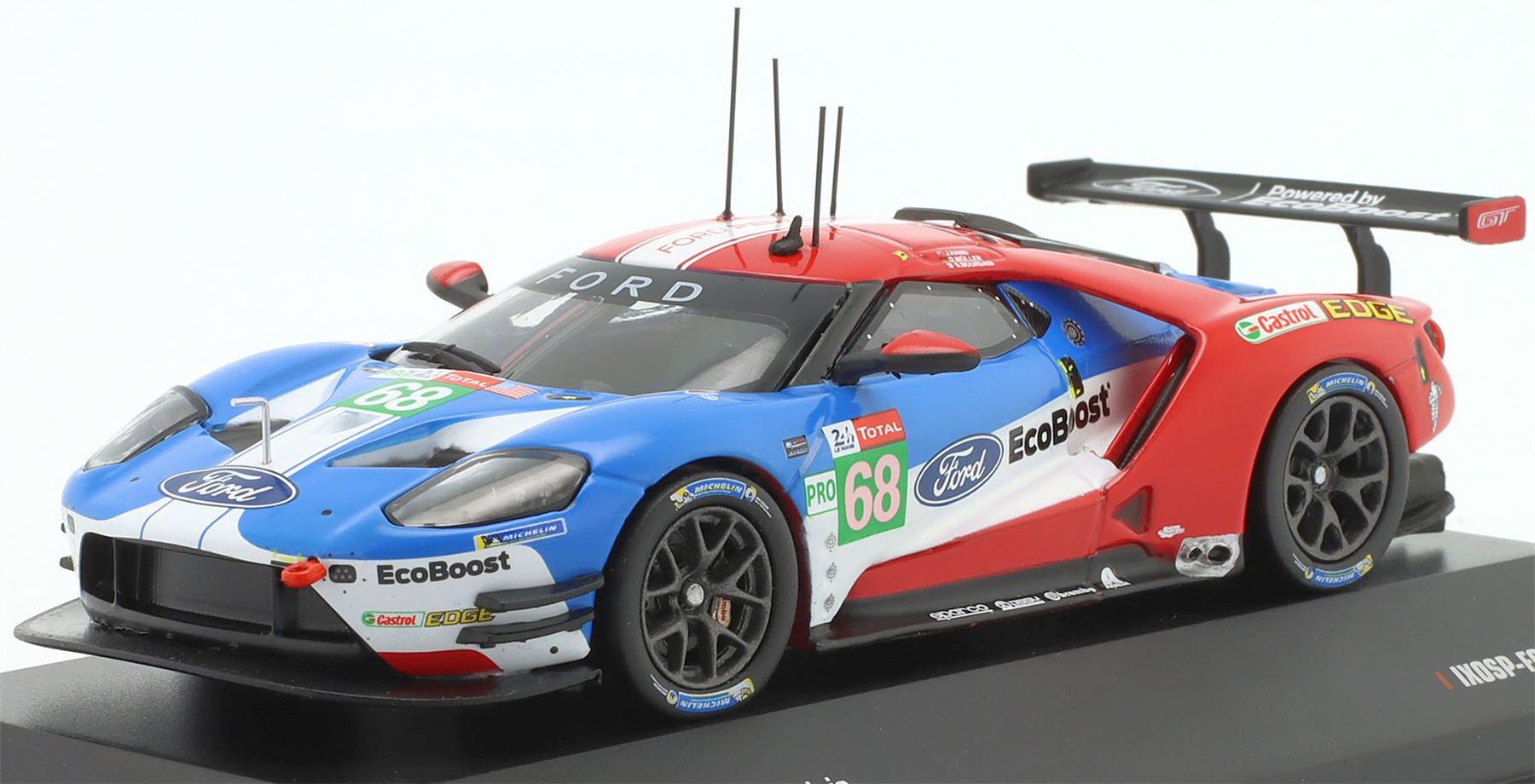IXO 1:43 Scale Ford GT #68 24h Le Mans 2019 Bourdais/ Hand/Muller