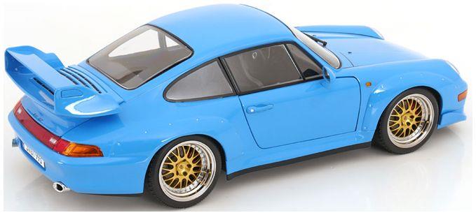 KK Scale 1:12th Scale Porsche 911 (993) GT2 BBS Rims 1996 Riviera Blue