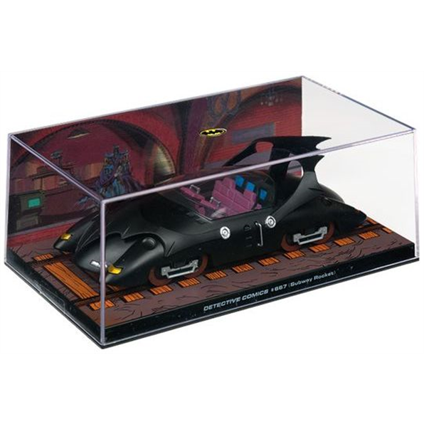 Atlas Editions 1:43 Scale Batmobile - Det Comics #667(Subway Rocket) Batman Collection (CRACKED CASE ONLY)