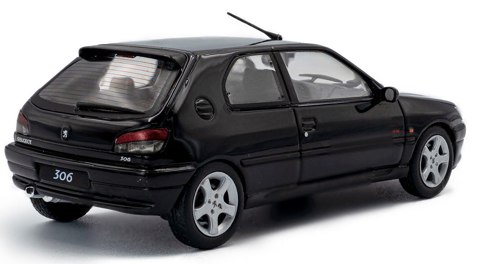 Solido 1:43 Scale Peugeot 306 S16 Noir Onyx 1994