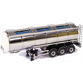 WSi 1:50 Scale Tanker Trailer - White/Chrome