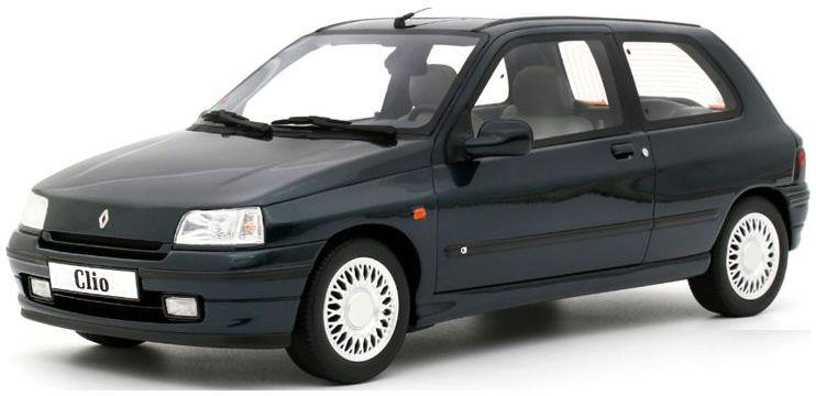 OTTO 1:18th Scale Renault Clio Baccara 1.8 Abyss Green 1995