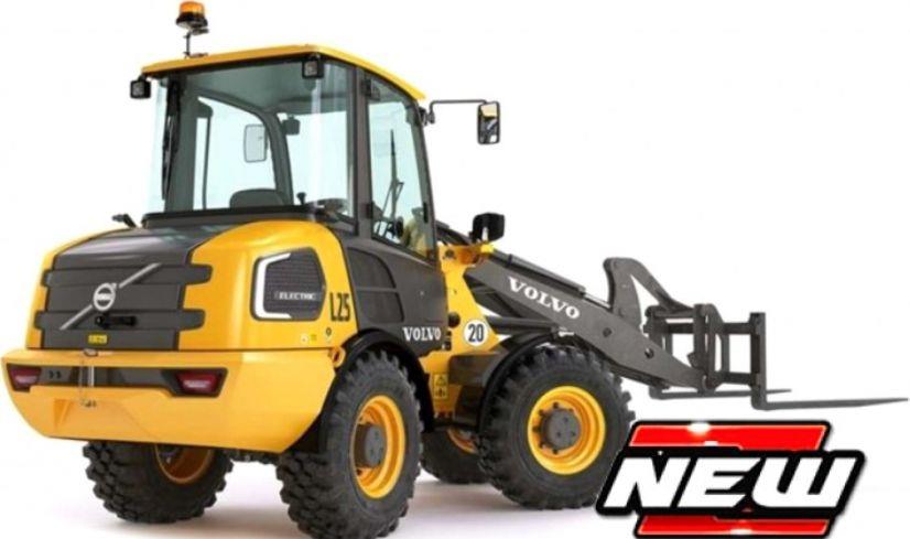 Bburago 1:50th Scale Volvo L25 w/Forklift