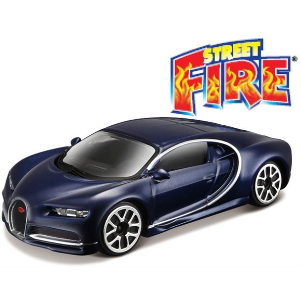 Burago 1:43 Scale Bugatti Chiron - Dark Blue