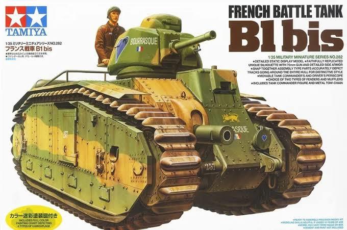 TAMIYA TAM35282 1/35 Scale  FRENCH BATTLE TANK B1 BIS