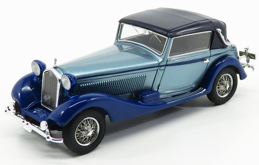 Kess 1:43 Scale Alfa Romeo 6C 1750 GTC Castagna 1931 Blue/Black