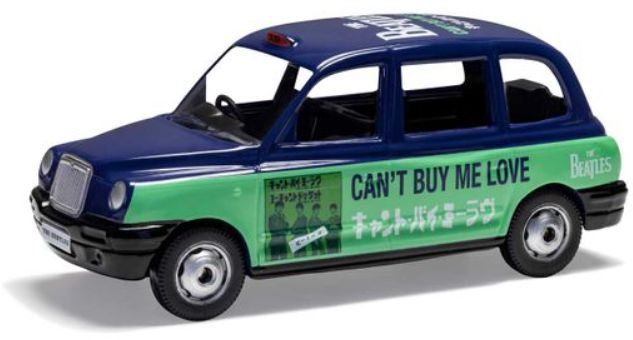 Corgi 1:36 Scale The Beatles London Taxi Can't Buy Me Love