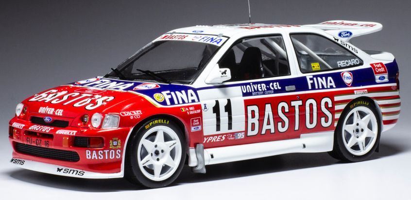 IXO 1:18 Scale Ford Escort RS Cosworth #11 - Duez 1995 24h Ypres - M.Duez/D.Grataloup